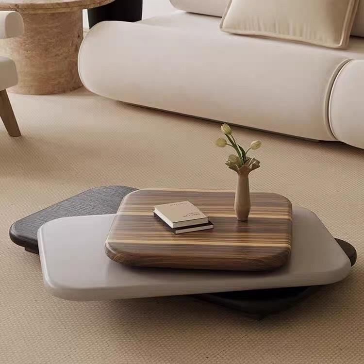 设计师款厅几旋转异形NSV茶感现客代极简意式创意墅网红别茶几桌 - 图1