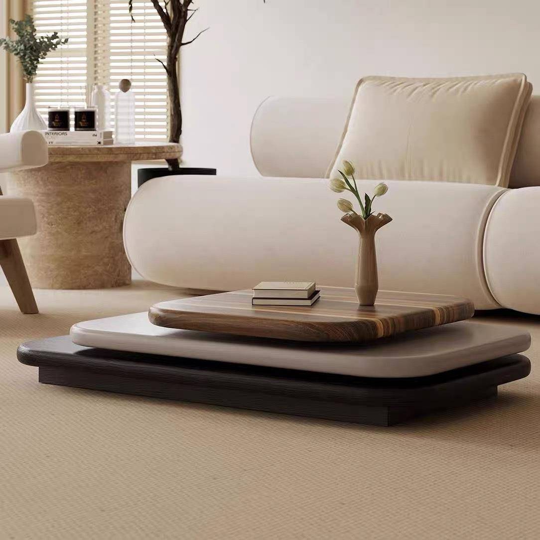 设计师款厅几旋转异形NSV茶感现客代极简意式创意墅网红别茶几桌 - 图0