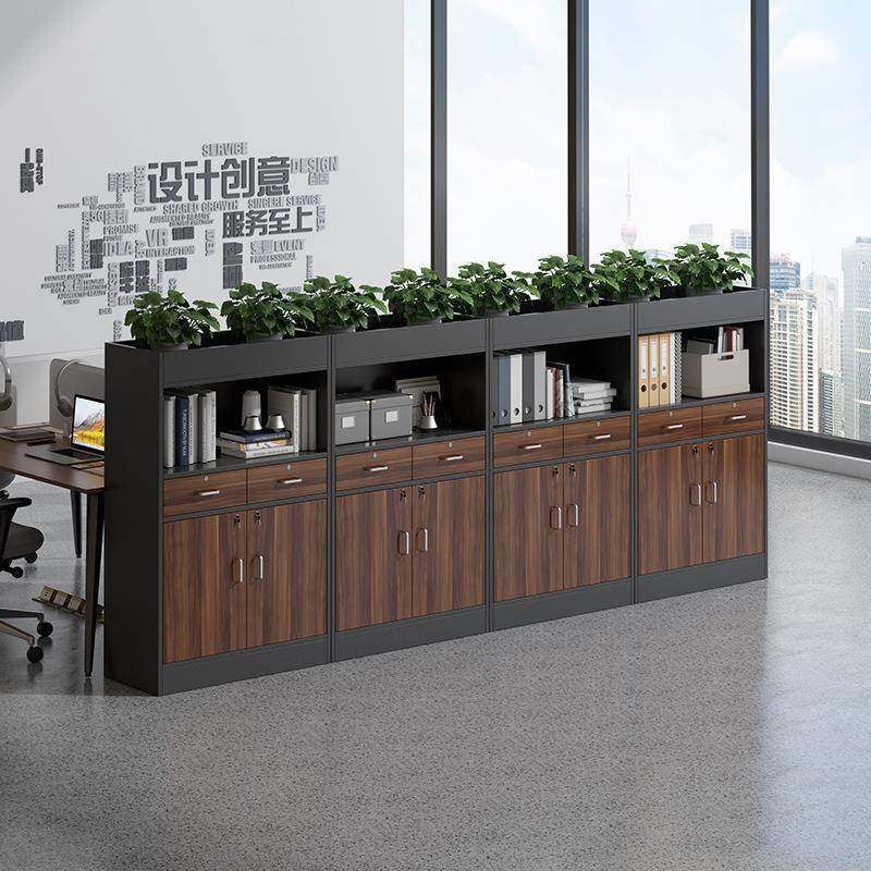 办公室隔断柜花槽柜柜地柜组合长条矮柜文件柜储物柜杂落物YBG小,淘宝优惠券,粉丝福利购,淘宝优惠卷