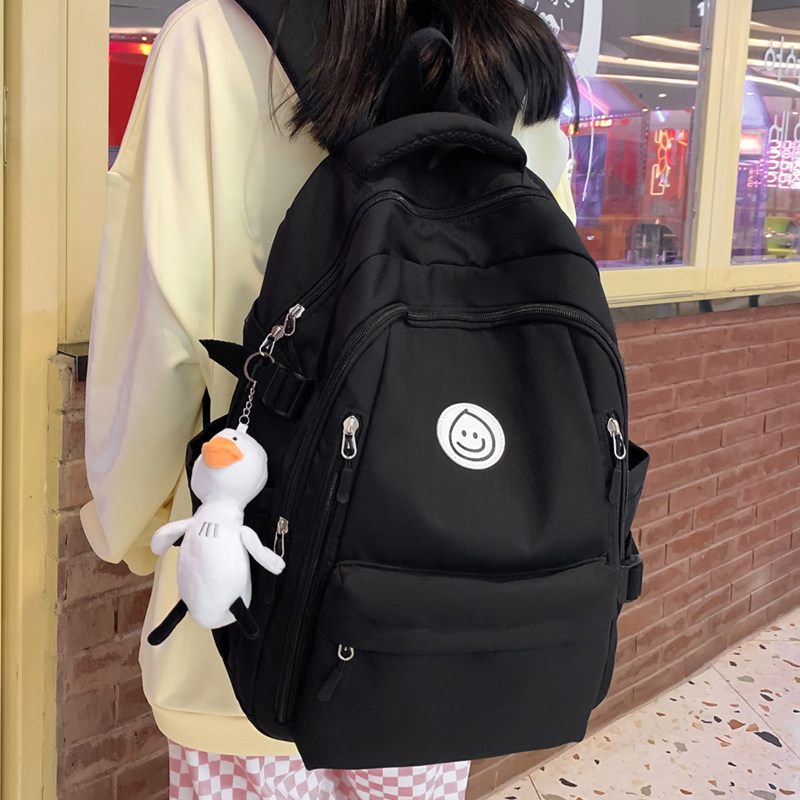 初中生书包女大学生高颜值大容量高中双肩包中学生轻便背包宽肩带,淘宝优惠券,粉丝福利购,淘宝优惠卷