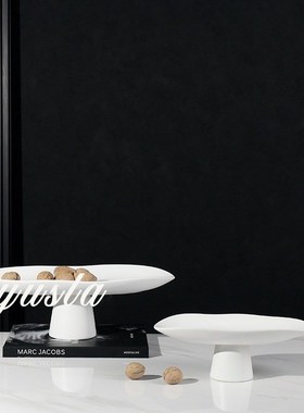 简约现代树脂水果盘摆件客厅茶几餐桌托盘收纳盘桌面果篓艺术装饰