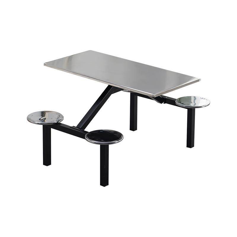 学校学生食堂不锈钢餐桌椅4人6人连体快餐桌工厂员工饭堂成套餐桌,淘宝优惠券,粉丝福利购,淘宝优惠卷