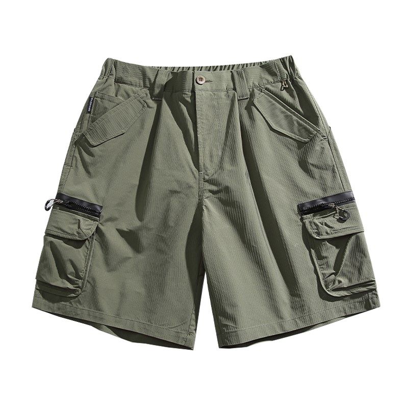 美式潮牌户外速干透气工装短裤男夏季新款多口袋防水直筒五分中裤,淘宝优惠券,粉丝福利购,淘宝优惠卷
