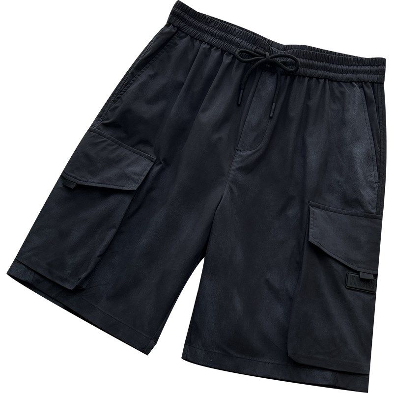 夏季新款冰丝速干透气多口袋工装短裤男士宽松直筒运动休闲五分裤,淘宝优惠券,粉丝福利购,淘宝优惠卷