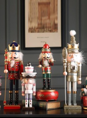 120cm胡桃夹子木偶家居酒店咖啡厅装饰摆件礼品