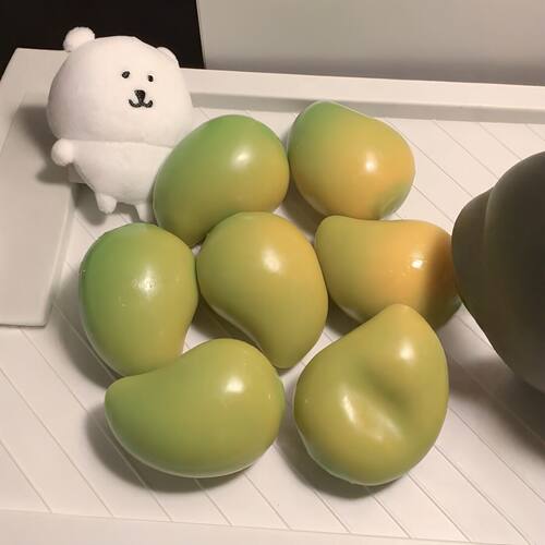 Crunchy Squishy脆脆芒果手作球捏捏乐肌无力慢回弹发泄解压玩具 - 图1