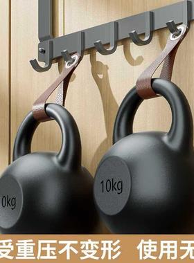 超长款门后挂钩4.5cm厚门不锈钢卧室门上挂衣钩无痕免打孔衣帽钩