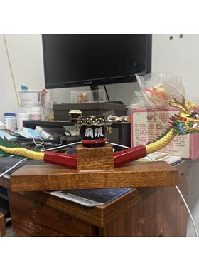 龙舟船摆件赛工艺品居p家办公室客厅公司摆设乔迁开业实木比赛奖