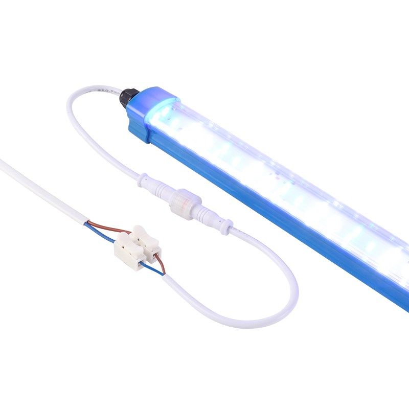 海鲜池专用灯鱼缸鱼池水产蓝色照明直插式免安装防水长条led灯管,淘宝优惠券,粉丝福利购,淘宝优惠卷