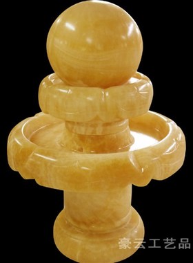 风水球流水d喷泉摆办公桌面开业礼品石雕工艺品风水X球收银台摆件