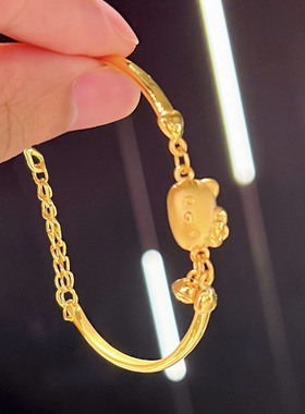 HelloKitty凯蒂猫手链可爱轻奢ins小众设计高级生日礼物送女友