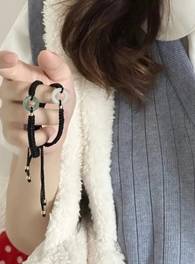 平安扣情侣手链气质小众编织