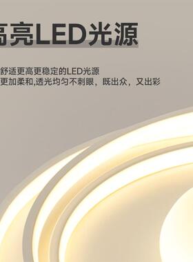 卧室灯奶油风极简吸顶灯温馨浪漫房间灯客餐厅全光谱护眼中山灯具