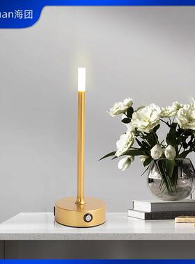 led充电酒吧台灯ktv音乐餐厅氛围装饰灯创意个性小夜灯清吧桌灯