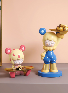 创意卧室熊摆件床头柜房间台灯书桌家居装饰品女儿童可爱生日礼物