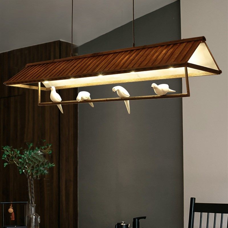 个性竹艺吊灯中式复古禅意茶室日式料理寿司店民宿特色餐厅吧台灯,淘宝优惠券,粉丝福利购,淘宝优惠卷