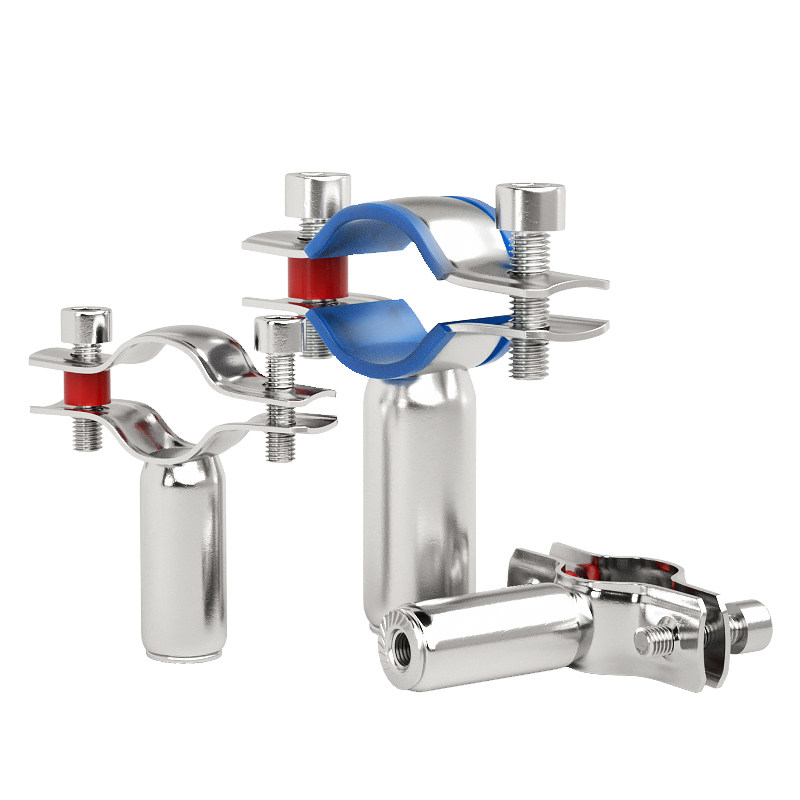 304不锈钢管支架焊接水管固定管夹圆管卡扣抱箍管卡PVC锁紧箍8 - 图3