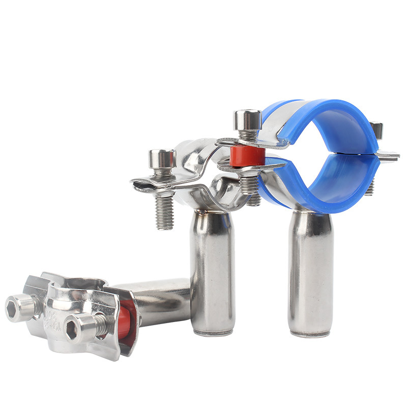 304不锈钢管支架焊接水管固定管夹圆管卡扣抱箍管卡PVC锁紧箍8 - 图2