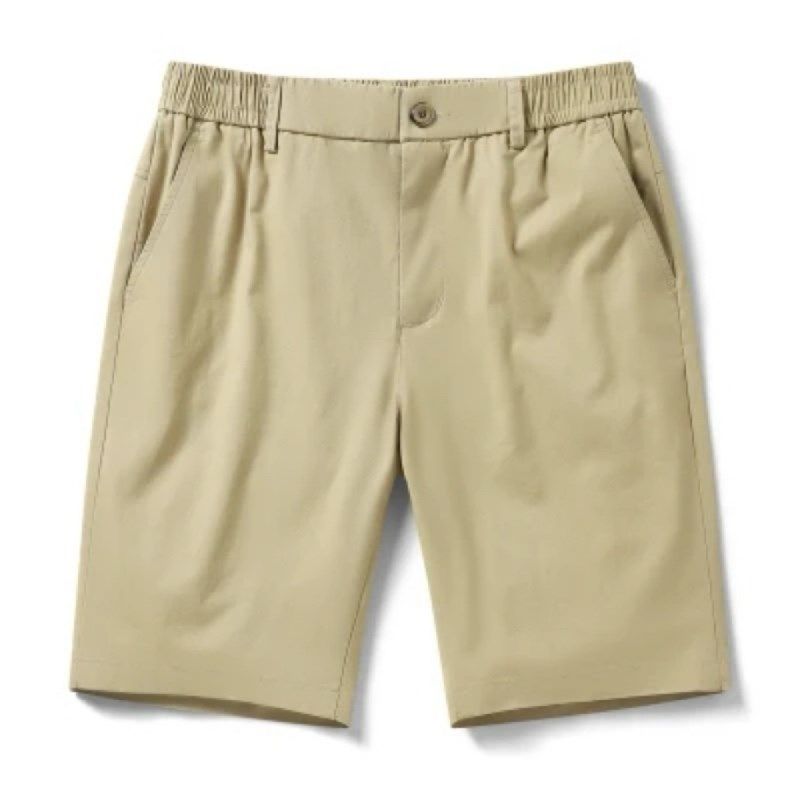 夏季新款五分裤子男纯棉商务休闲短裤透气直筒纯色简约百搭短西裤,淘宝优惠券,粉丝福利购,淘宝优惠卷