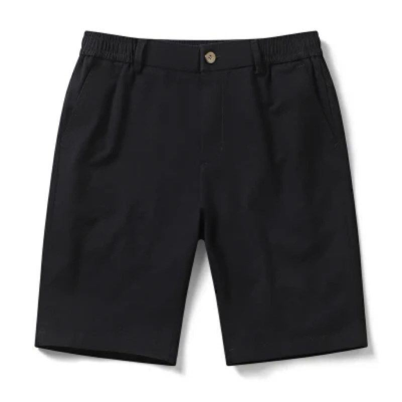 夏季新款五分裤子男纯棉商务休闲短裤透气直筒纯色简约百搭短西裤,淘宝优惠券,粉丝福利购,淘宝优惠卷