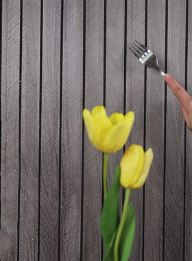 格栅板墙贴自粘木纹墙纸客厅电视背景墙面装饰改造防水防潮护墙板