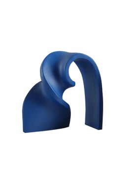 北欧简约搭配陈设黑白蓝彩带摆件样板房售楼处家居建X材展厅装饰