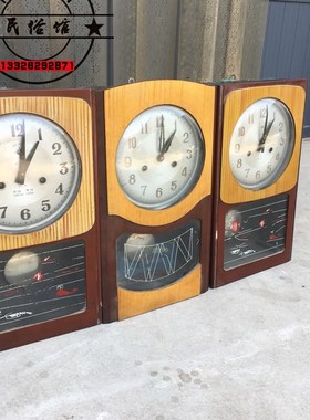 民俗怀旧老物件老钟表收藏杂项古董民国老座钟挂钟老东西旧货摆件