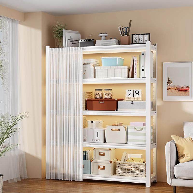 家用货架置物架多层落地阳台收纳架洞洞板书架一体靠墙储物铁架子,淘宝优惠券,粉丝福利购,淘宝优惠卷