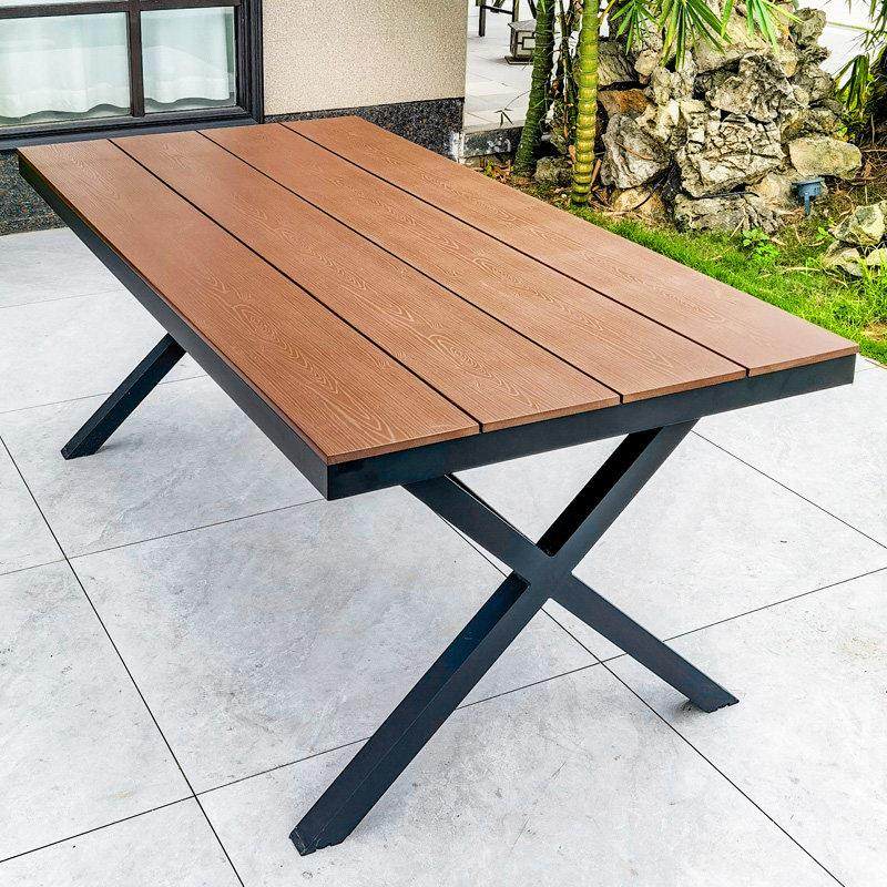 单桌塑木别墅花园庭院户外桌子椅子休闲咖啡厅室外耐腐木桌椅复古,淘宝优惠券,粉丝福利购,淘宝优惠卷