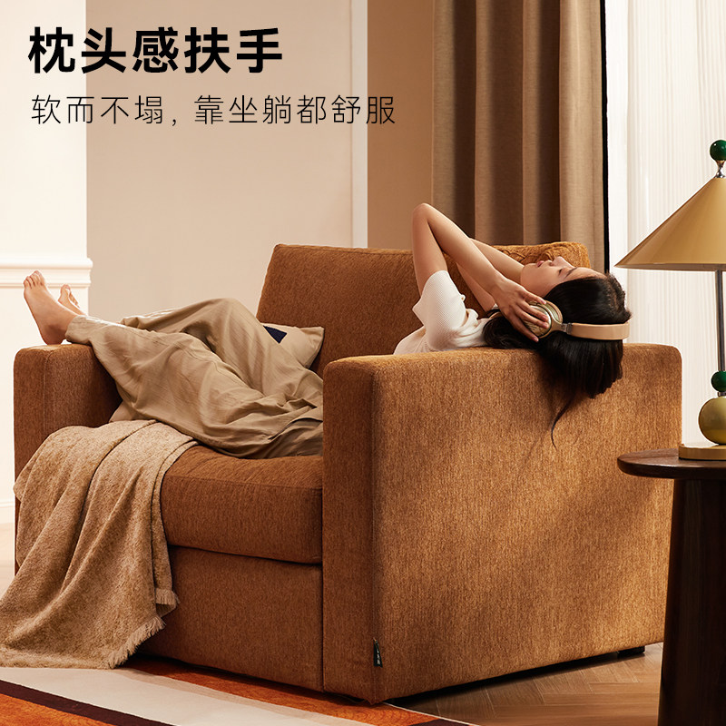 咔咔新坐模块组合沙发客厅小户型防水防污单人可拆卸组合布艺沙发,淘宝优惠券,粉丝福利购,淘宝优惠卷