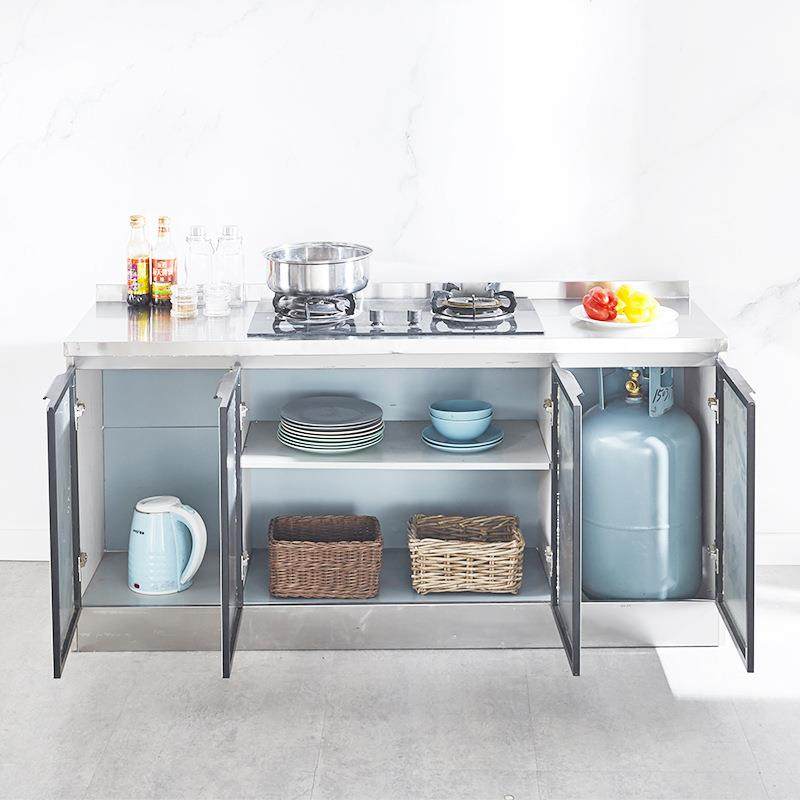 出租房不钢厨房NB-1橱柜易组合柜一体灶台柜整体厨柜农简储村物锈,淘宝优惠券,粉丝福利购,淘宝优惠卷