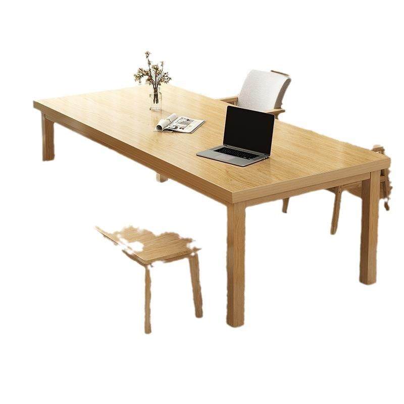 客电厅大DNZ00534长桌书长条桌工作台家用办公桌学习桌木子实腿脑 - 图3