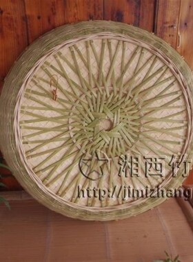 可订制专做中药丸竹匾纯手工竹制无孔双层面簸箕药匾水丸专用簸箕