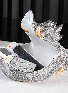 欧式美式个性纳盘入收户门厅玄关放钥匙纳创盒糖AJT果盘意收家居