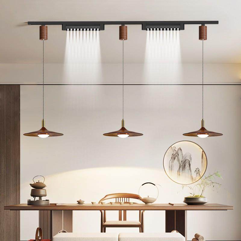 2025年新款餐厅吊灯明装轨道灯可移动意式中古风饭厅餐桌吧台灯具,淘宝优惠券,粉丝福利购,淘宝优惠卷