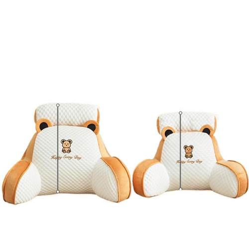 床头靠垫软包护腰靠枕大靠背沙发抱枕床上看书枕头孕妇宿舍学生夏 - 图3