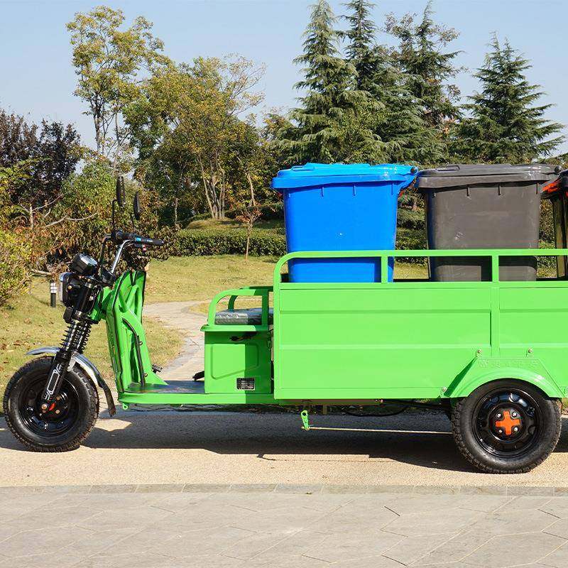 平板六桶环卫垃圾车街道小区物业垃圾运输清运车新能源电动保洁车,淘宝优惠券,粉丝福利购,淘宝优惠卷