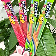 悠酷酸条软糖水果味彩虹橡皮糖