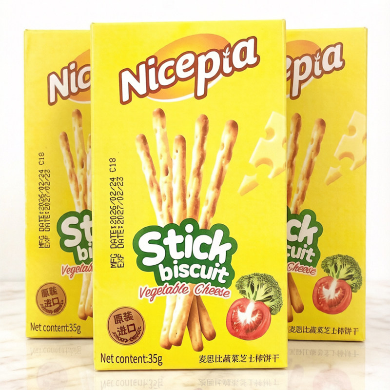 Nicpia印尼原装进口巧克力蛋卷提拉米苏威化草莓芝士棒饼干组合