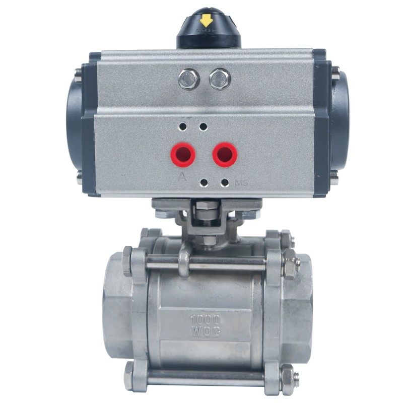 气动丝扣球阀Q611F-16不锈钢304三片式螺纹口dn25 32 40 50 60 80,淘宝优惠券,粉丝福利购,淘宝优惠卷