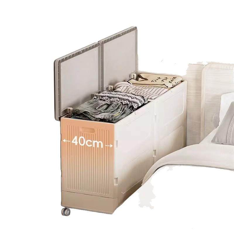 衣服收纳容量用翻盖带滑ZRW-12-2轮可折叠家筐衣物大整箱理被子储,淘宝优惠券,粉丝福利购,淘宝优惠卷