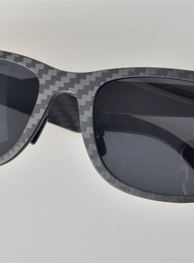 真碳纤维太阳眼镜k潮男运动墨镜轻驾驶眼镜大框圆脸女时尚偏光镜