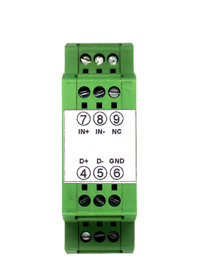 4-20ma转RS485 0-10V转RS232模拟量信号转Modbus数字采集模块WJ21