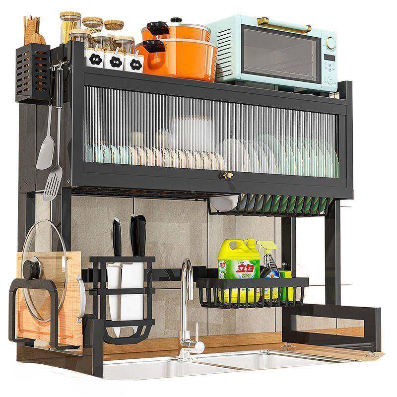 厨房台水槽洗碗置物架碗碟水池门防00102336尘碗面柜收多纳功能柜,淘宝优惠券,粉丝福利购,淘宝优惠卷