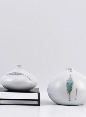 新中式陶瓷罐摆件现代创意样板间售楼处茶室书房家居Y装饰品摆设