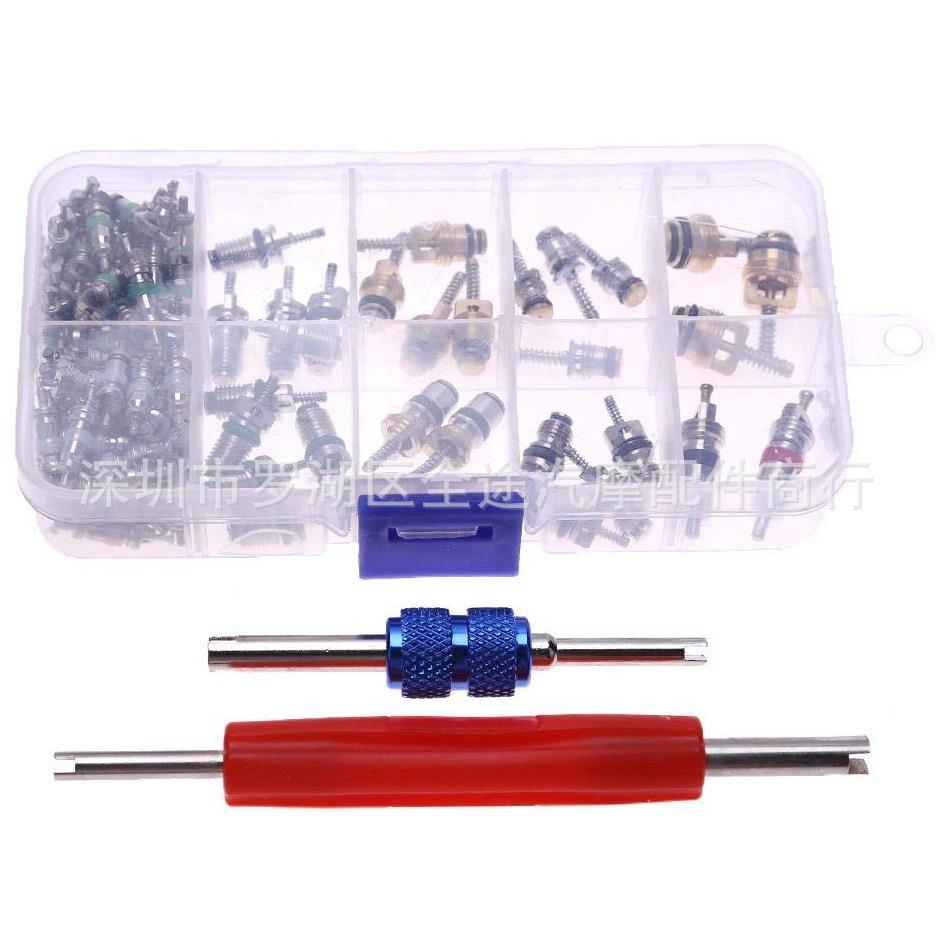 现货134A配芯气门芯组合102件套100+1992空调气门套件件 - 图2