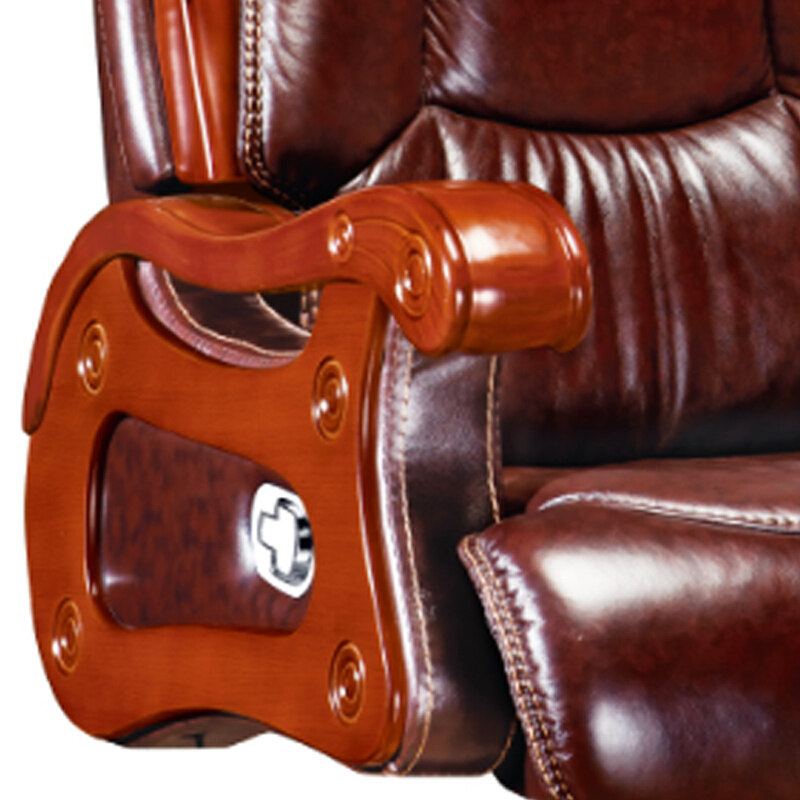 商务办公大班老板椅豪华总裁实木皮艺竞技电脑椅可躺升降旋转椅子,淘宝优惠券,粉丝福利购,淘宝优惠卷