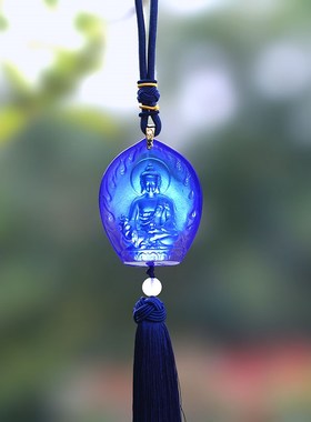 琉璃车挂绿度母观音弥勒药师佛如意饰品保平安汽车X用品挂饰挂件