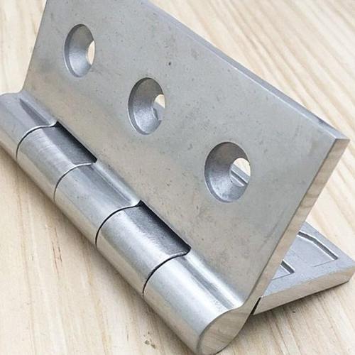 304不锈钢重型大合页100*100*6加厚工业合页大力重型大门承重铰链 - 图1