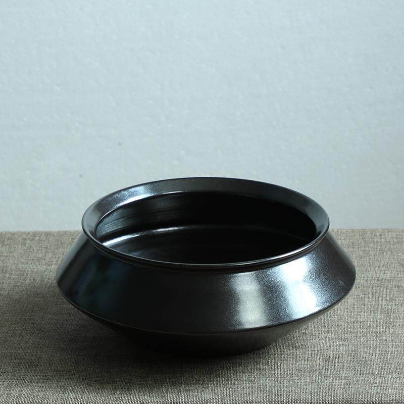 黑色复古陶瓷小花瓶禅意花器摆件干花花插餐桌办公桌软装饰品,淘宝优惠券,粉丝福利购,淘宝优惠卷